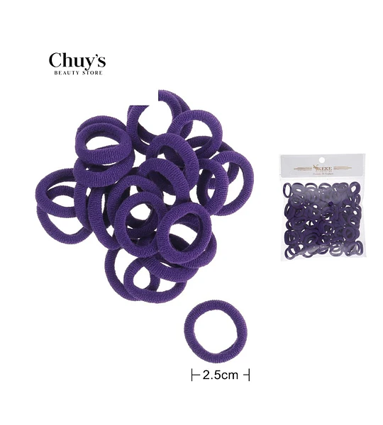 Gomas Para Cabello Moradas