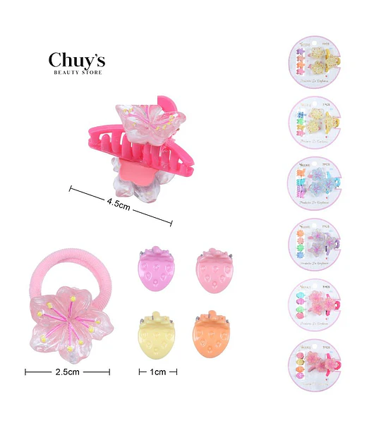 Pinza Para Cabello Flor
