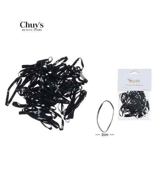 Gomitas para Cabello Negras
