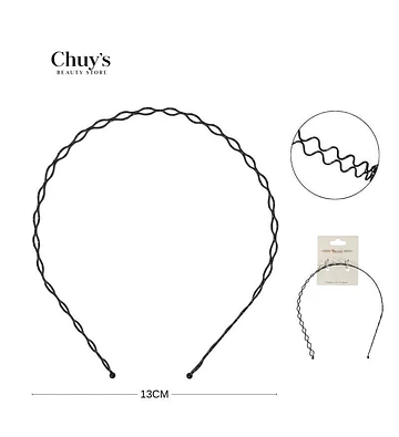 Diadema Ondulada Negra - Chuys Beautys | Chuy's Beautys Store