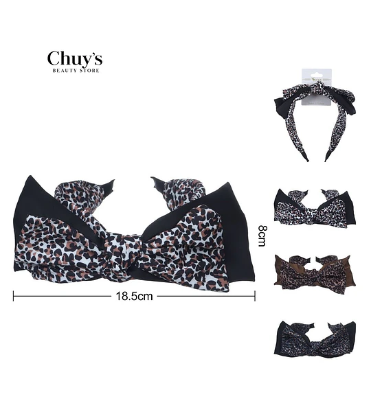 Diadema Estampada Animal Print