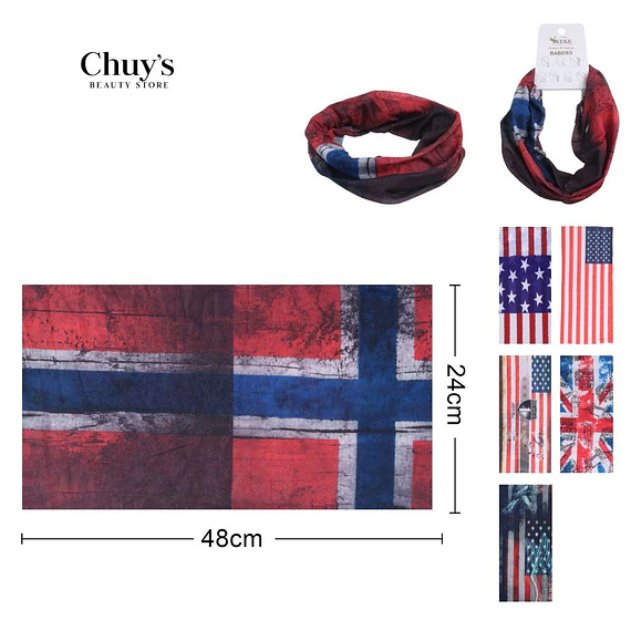 Bufanda Multifuncional Estilo Bandana