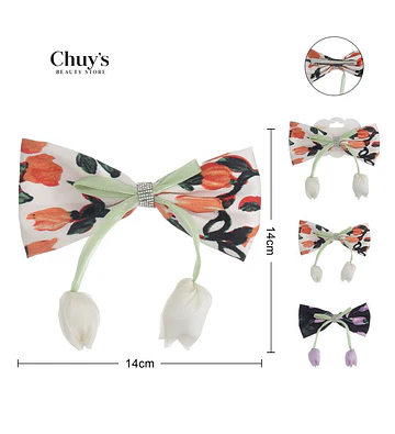 Moño Decorativo Floral - Chuys Beautys | Chuy's Beautys Store