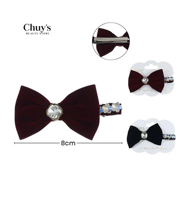 Moño de Tela con Strass - Chuys Beautys | Chuy's Beautys Store