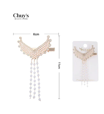 Pinza Para Cabello Con Perlas - Chuys Beautys | Chuy's Beautys Store