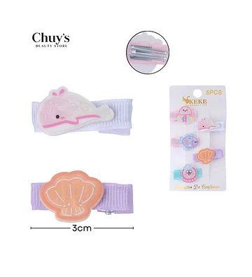 Pinza Para Cabello Con Diseño Marino - Chuys Beautys | Chuy's Beautys Store