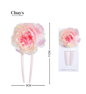 Accesorio Para Cabello Flor Rosa - Chuys Beautys | Chuy's Beautys Store