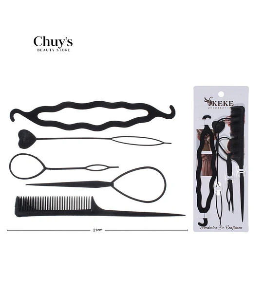 Set De Accesorios Para Peinado