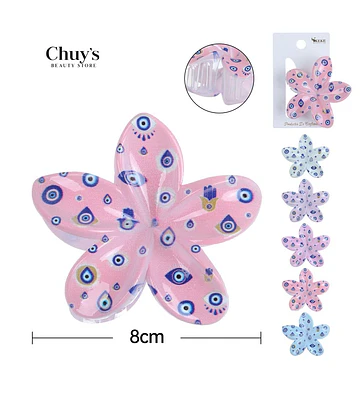 Pinza Para Cabello Flor 8cm - Chuys Beautys | Chuy's Beautys Store