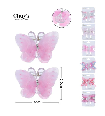 Pinza Mariposa Rosa - Chuys Beautys | Chuy's Beautys Store