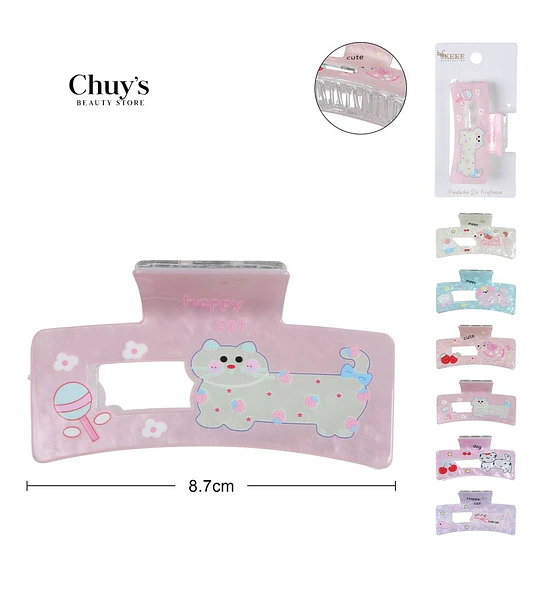 Pinza Para Cabello Gatito