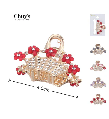 Pinza Para Cabello Floral - Chuys Beautys | Chuy's Beautys Store