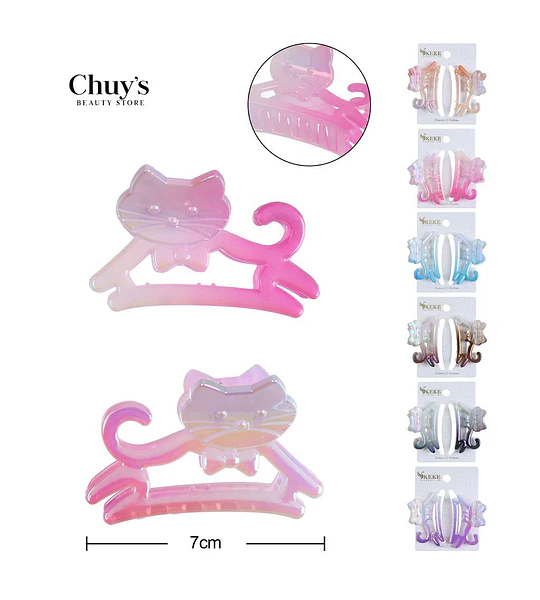 Pinza Para Cabello Gato