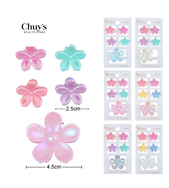 Pinza Para Cabello Flor