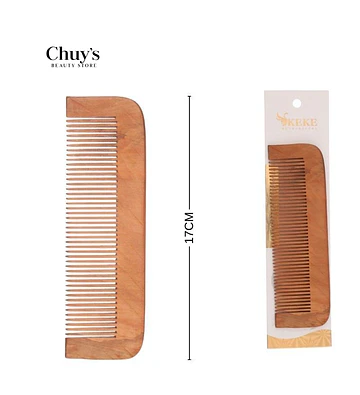 Peine de Madera 17 cm - Chuys Beautys | Chuy's Beautys Store
