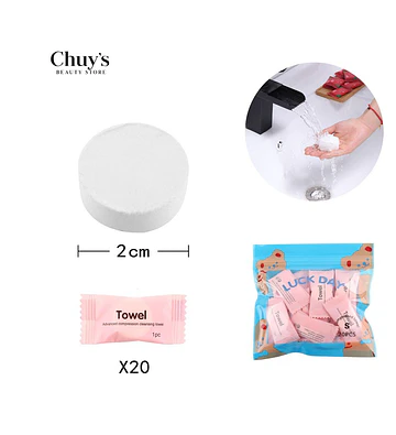 Toallitas Desmaquillantes Compactas - Chuys Beautys | Chuy's Beautys Store
