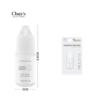 Pegamento Para Uñas Transparente - Chuys Beautys | Chuy's Beautys Store