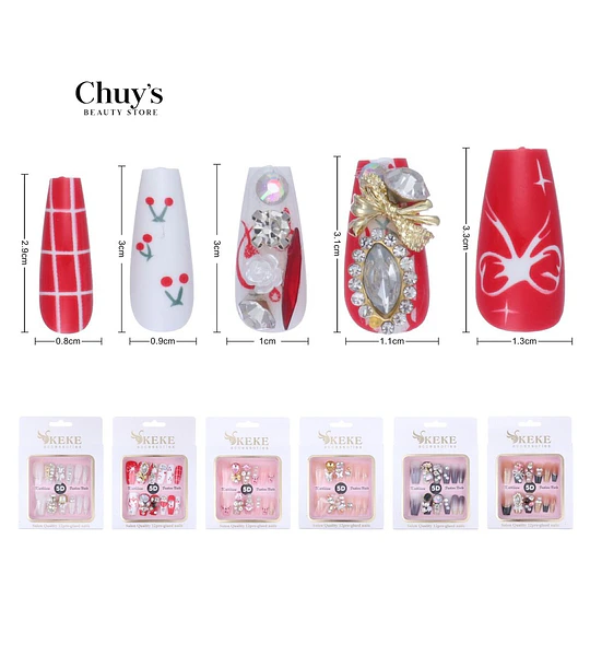 Uñas Postizas Decoradas
