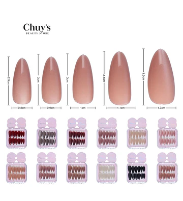 Uñas Postizas Naturales - Chuys Beautys | Chuy's Beautys Store
