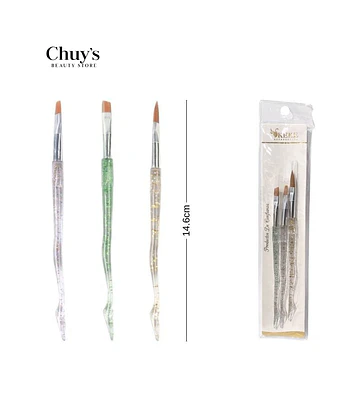 Juego De Pinceles Para Detalles - Chuys Beautys | Chuy's Beautys Store