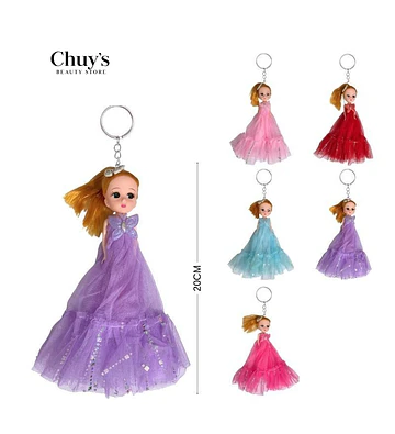 Llavero Muñeca con Vestido de Princesa - Chuys Beautys | Chuy's Beautys Store