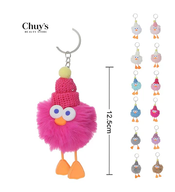 Llavero Pom Pom Colorido - Chuys Beautys | Chuy's Beautys Store