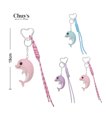 Llavero de Delfín de Silicona - Chuys Beautys | Chuy's Beautys Store