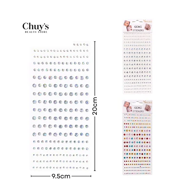 Stickers de Gemas Decorativas - Chuys Beautys | Chuy's Beautys Store