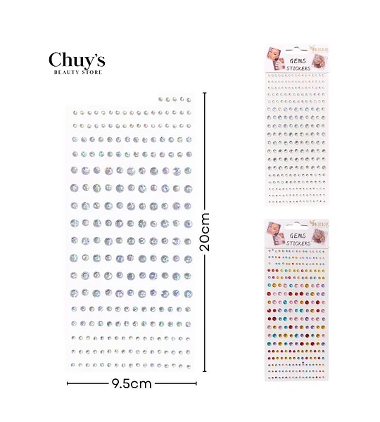 Stickers de Gemas Decorativas