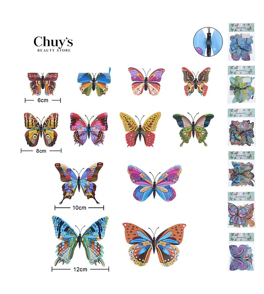 Pinza Mariposa Decorativa