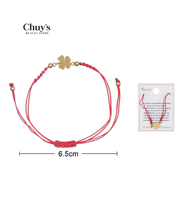Pulsera De Suerte Con Trébol - Chuys Beautys | Chuy's Beautys Store