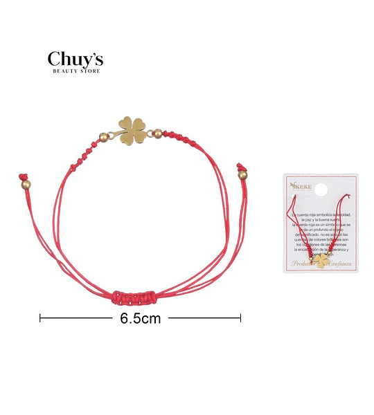 Pulsera De Suerte Con Trébol