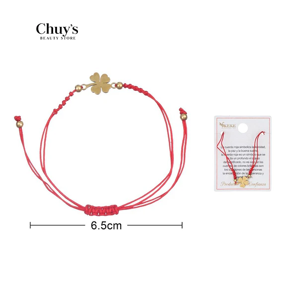 Pulsera De Suerte Con Trébol