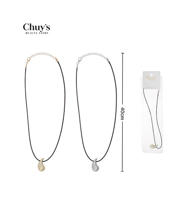 Collar De Cuerda Con Colgante - Chuys Beautys | Chuy's Beautys Store