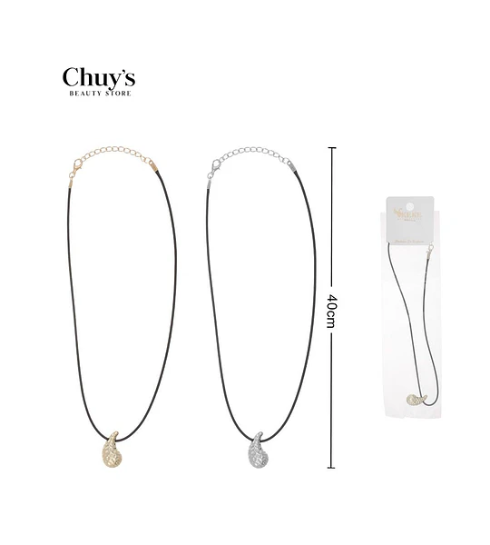Collar De Cuerda Con Colgante