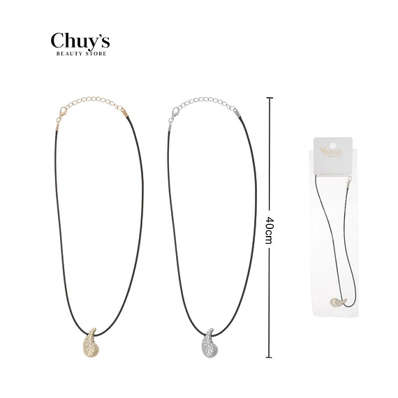 Collar De Cuerda Con Colgante
