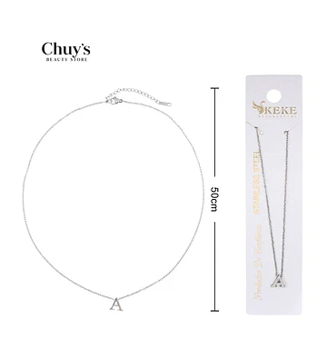 Collar Personalizado Letra A - Chuys Beautys | Chuy's Beautys Store