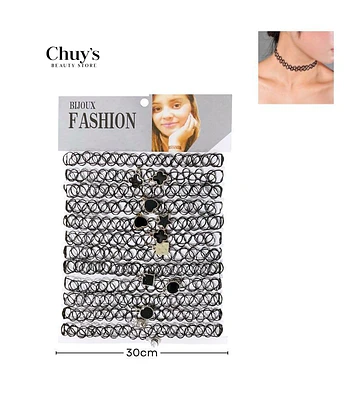 Collar Choker Negro Con Detalles - Chuys Beautys | Chuy's Beautys Store