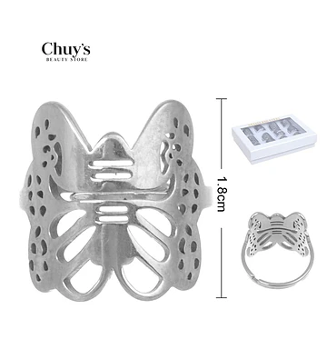 Anillo Mariposa Metálico - Chuys Beautys | Chuy's Beautys Store