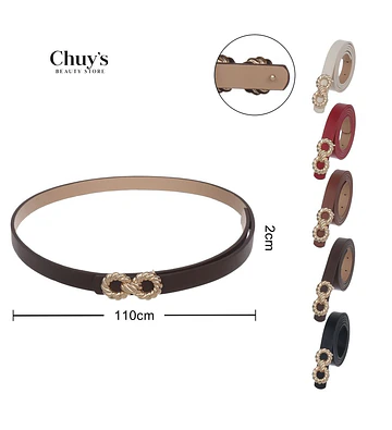 Cinturón Elegante con Hebilla en Forma de Nudo - Chuys Beautys | Chuy's Beautys Store