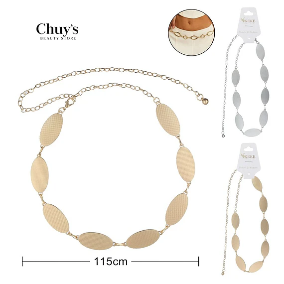 Collar De Cadenas Con Placas
