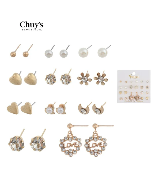 Set De Aretes Variados