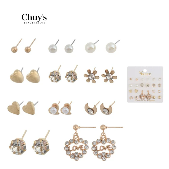 Set De Aretes Variados