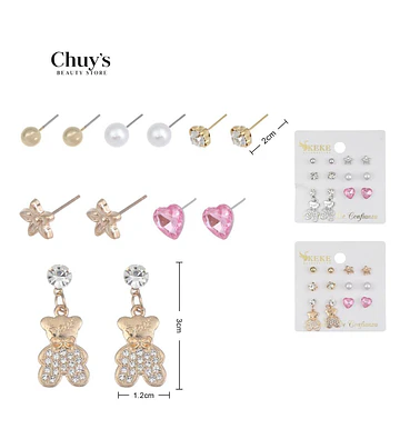 Set de Pendientes Variados - Chuys Beautys | Chuy's Beautys Store
