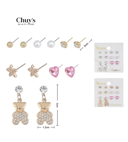 Set de Pendientes Variados