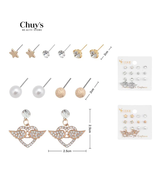 Set de Aretes Variados