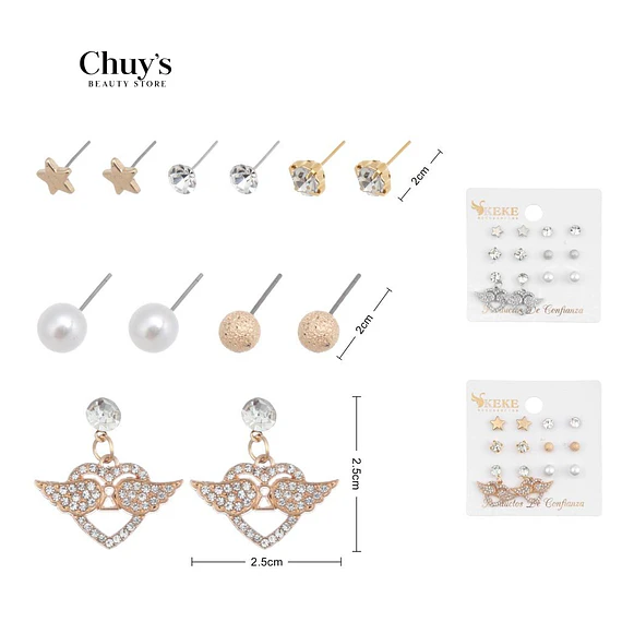 Set de Aretes Variados