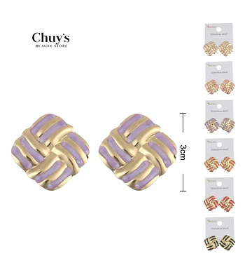 Pendientes De Acero Inoxidable - Chuys Beautys | Chuy's Beautys Store