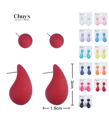 Pendientes de Silicona Coloridos - Chuys Beautys | Chuy's Beautys Store