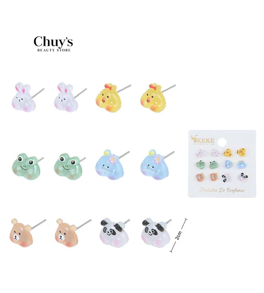 Pendientes Animales Divertidos